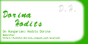 dorina hodits business card
